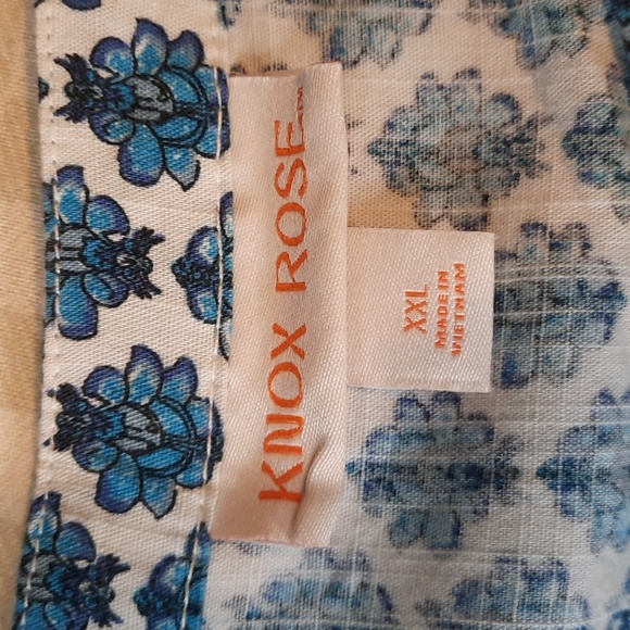 Knox Rose Blue and White Floral Dress Size XXL - Picture 6 of 7